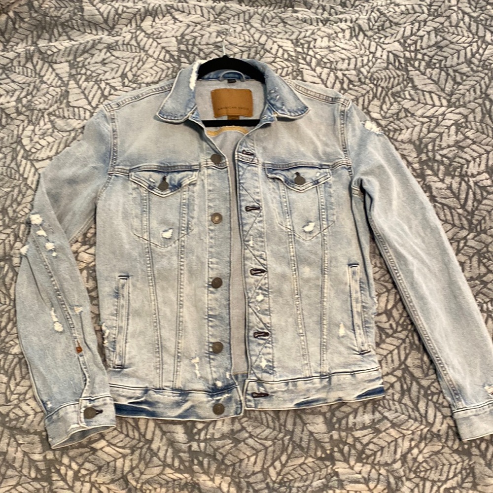 American Eagle Men’s XS light wash Flex Jean Jacket